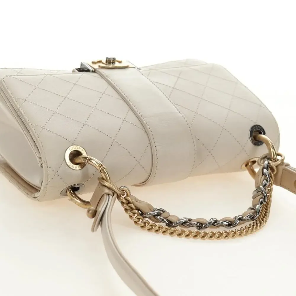 Chanel Matelasse Shoulder Bag White